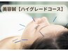 【ハイグレード】お顔全体をより多くケア☆美容鍼☆100本
