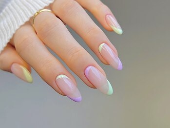 ベストネイル 渋谷109前店(Best Nail)/フレンチ持ち込みカラー風