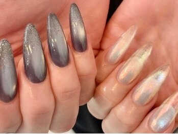 クレアラルーチェ 天神店(Crea la Luce)の写真/長さが欲しい方必見★チップ長さだし１０本+ワンカラ-orグラデ-ションorマグネット¥10500!３種から選択可◎