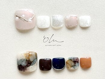 11月フットネイル定額【Nuance】