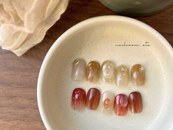 エト(eto)/桜ノ宮ネイル短い爪ネイル