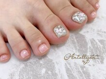 ネイルサロンアンテリジャン 大宮(Antellijan)/フットお持ち込みデザイン9000円