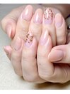 ヒョウ柄ネイル