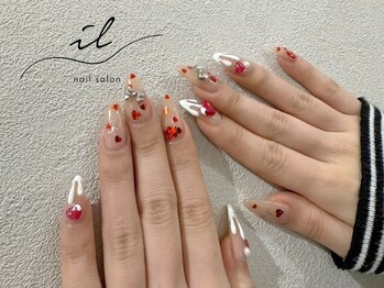 イル 神戸店/バレンタインネイル