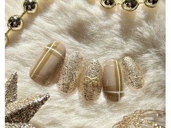 エクラ(eclat)/チェック×リボン