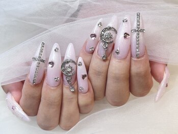 モカ 京橋(moca)/【Ayano】ピンクネイル