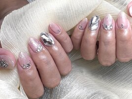 ナチュラルビジューデザイン