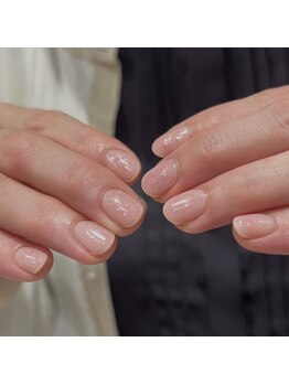 春チークネイル