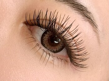 リヴェール/フラット160本+下まつげパーマ