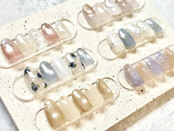 ローズデール アベイユ(ROSEDALE Abeille)の写真/予算や好みに合わせて選べる定額メニューで理想の爪先へ☆定番からトレンドデザインまで豊富に楽しめる♪