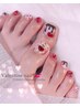 平日限定【FOOT】デザインし放題ジェル＆角質除去setコース☆