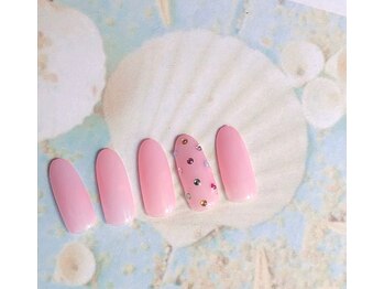 ネイルサロン&スクール ジーナ(GINA)/7月定額シンプルナチュラルカラ-