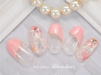 ネイルサロン ブランシュール(Nail Salon Blancheur)/シアーなサクラネイル