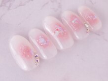 モアニヒロオ 広尾駅前店(MOANI Hiroo)/ホロ×チークネイル♪フィルイン