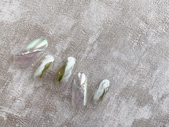 スリー(THREE)/Sep.2021/nail design