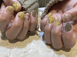 【パラジェル】チェックネイル