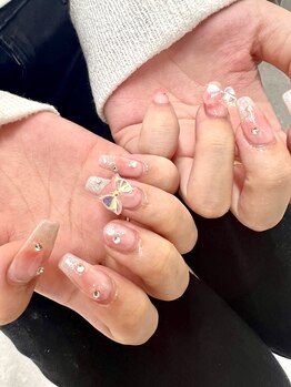 サクラ(SAKURA)/ちゅるっとワンホンネイル♪