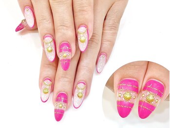 ネイルコレクション ベビーピンク(Baby Pink)/スカルプアート放題☆マリン：海