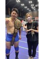 ビオプラス 広尾本店(bioplus) 大日本プロレス青木優也選手と。