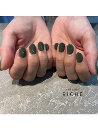 秋色カーキワンカラー♪