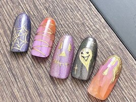 ハロウィンネイル