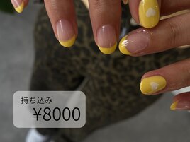 黄色で大人可愛く♪