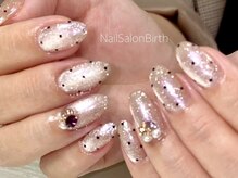 ネイルサロンバース(Nail Salon Birth)の雰囲気（Holidayシーズンを華やかに彩ってくれるキラキラネイル）