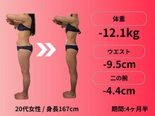 ボディネイト 京都四条烏丸店(Body Nate)/Before/After ダイエット