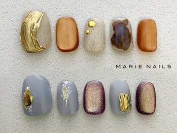 マリー ネイルズ いわきラトブ店(MARIE NAILS)の写真/★定額¥7,700(税込)！初回オフ無料/クチコミ数福島県no.1/予約はお早めに/１week保証付き♪最新トレンド◎