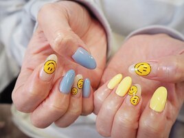 ニコちゃんネイル