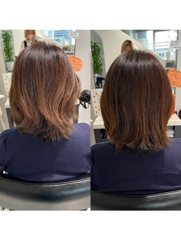 シュール センター南(SURREAL)/ヘッドスパ後のビフォーアフター