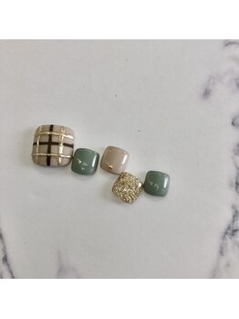 ネイルサロン エクール(Axceorr)/チェックネイル