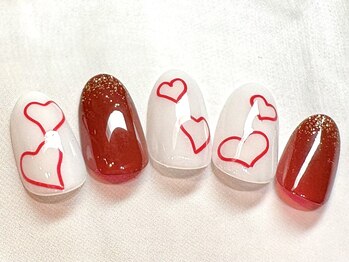 ネイルサロンクロエ (Nail Salon CHROE)/ハートネイル