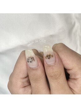 サロンドウイ(salon de OUI)/愛犬ネイル