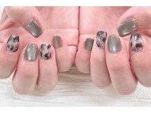 ネイルサロン きらら 平塚店/マグ×レオパード