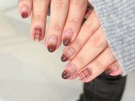 チェックネイル