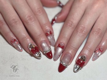 エヌスタイルネイル(N STYLE NAIL)の写真/【中洲エリアRENEWAL OPEN♪】認定講師在籍◆長さだしに自信あり◎指先を綺麗に魅せるデザインをご提案◎