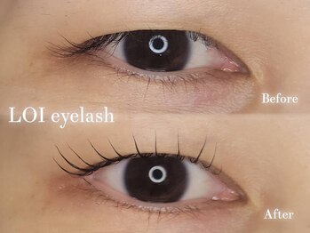 ロイアイラッシュ 掛川店(LOI eyelash)の写真/【一重さん、奥二重さん】必見！まぶたを避けたデザインをご提案♪
