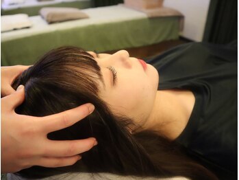 らくらく堂/施術風景~ヘッド☆