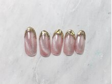 エミリア(Emilia)/ガラスフレンチネイル