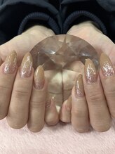 チェリーブロッサム(A CHERRY BLOSSOM)/ベージュカラグララメ入り