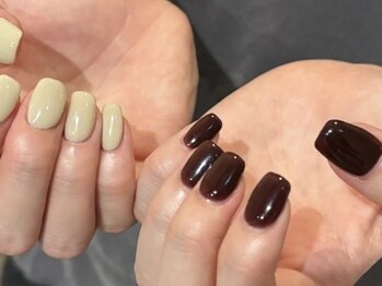 ヒアリ(HERE'Re)/ワンカラー/アシメネイル