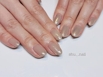 シュー(shu)/オーロラワンカラー+フレンチ