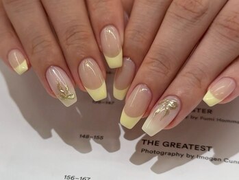 and w/Laque mini/*ナチュラルガーリーフレンチ*