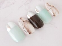 モアニヒロオ 広尾駅前店(MOANI Hiroo)/王道大理石ネイル☆フィルイン