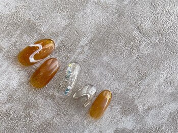 スリー(THREE)/Sep.2021/nail design