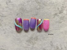 シンプリー ネイルアンドアイラッシュ 祖師谷大蔵店(Simpliee Nail&Eyelash)/ネオンネイル