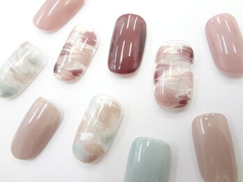ネイルサロン クイール 小山店(NAIL SALON QUILL)/ニュアンス☆マーブル