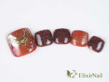 エリクサーネイル 池袋(Elixir Nail)/フットやり放題/クーポン使用