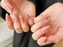 ネイル ドゥ 岡山駅前店(Nail Doux)/うる艶ピンクネイル